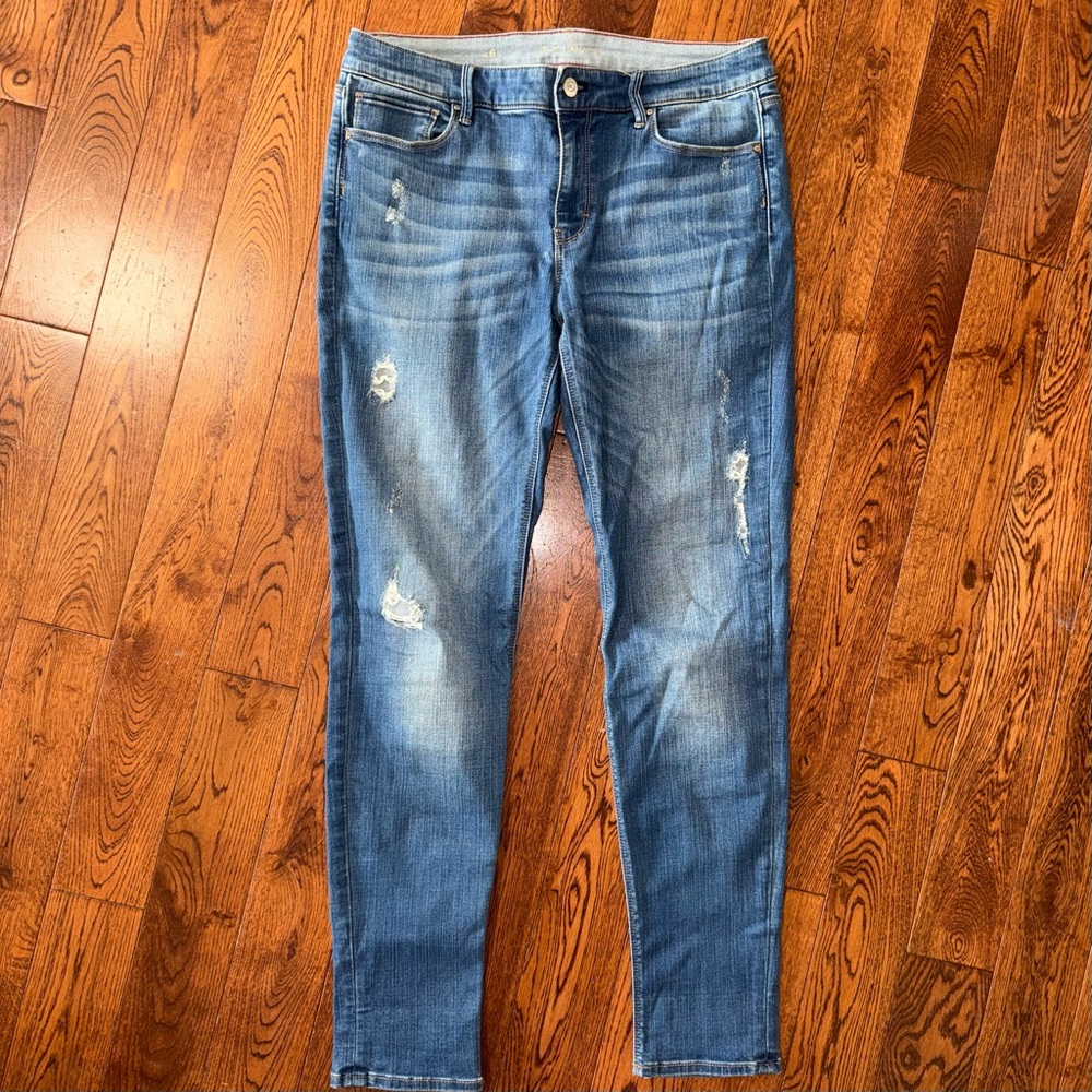 Women’s distressed jeans from White House Black Market